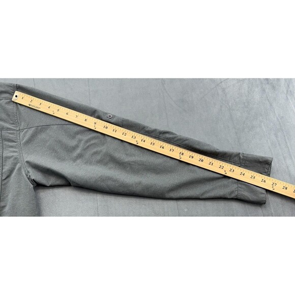 Wrangler Outdoor Series Shirt Mens XL Gray Long Sleeve Button Up Hiking Nylon - Picture 9 of 9